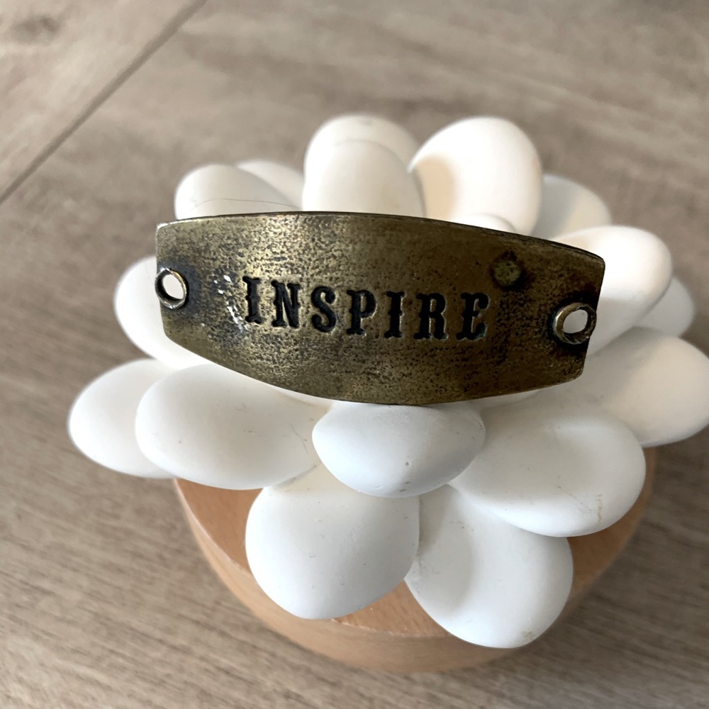 Detachable plate for bracelet “Inspire”